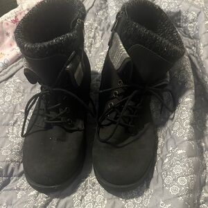 Women's Black Lined Boots